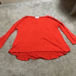 Orange Girls Large Light Sweater